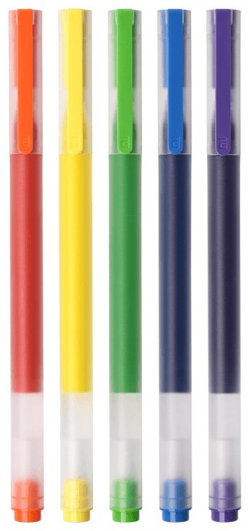 Ручка гелевая Xiaomi High-capacity Gel Pen (5 шт) разноцветный BHR8860GL