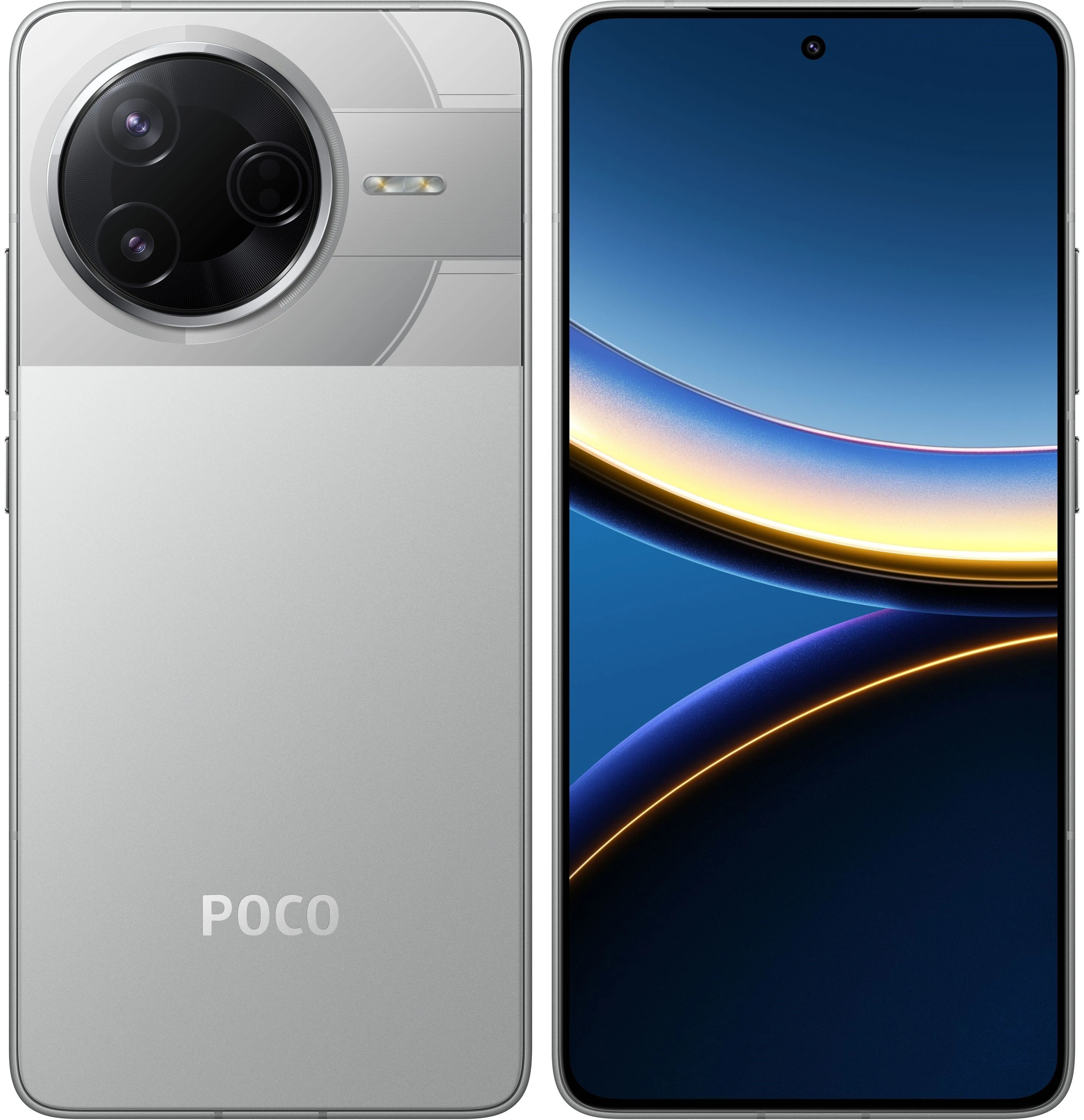 Смартфон POCO F7 Pro 12/256 Гб серебристый