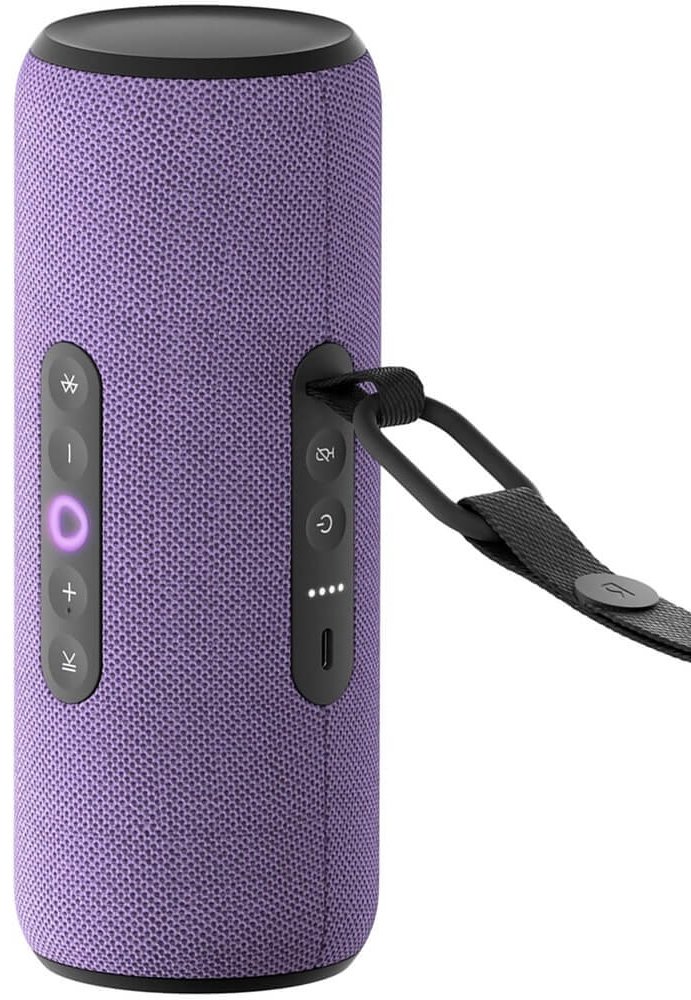 Умная колонка Яндекс Станция Стрит фиолетовый YNDX-00030VIO