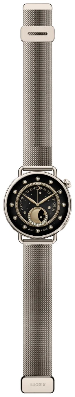Смарт-часы Xiaomi Watch S4 41mm золотистый с золотистым ремешком BHR07VWGL